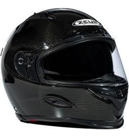 Resim Zeus Zs-1800b Gloss Carbon Kapalı Motosiklet Kaskı Siyah 