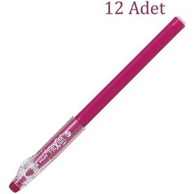 Resim Pilot Frixion Ball Stick Roller Silinebilir Jel Kalem 0.7 mm Vişne F10-WR 12 Adet 