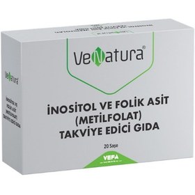 Resim Venatura Inositol ve Folik Asit(Metilfolat) 20 Saşe 