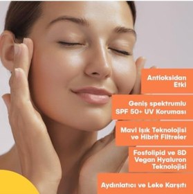 Resim She Vec Protected Sun Aydınlatıcı Ve Leke Karşıtı Güneş Koruyucu Krem Spf 50 