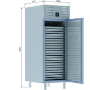 Resim Galleyz Dik Tip Patiseri Buzdolabı - 1 Kapılı - 40x60 Cm Tepsi Kapasiteli 