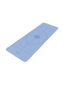 Resim Gymo Hizalamalı 6mm TPE Yoga Matı Pilates Minderi Açık Mavi 