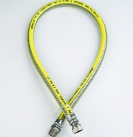 Resim GÜVEN 50 CM Doğalgaz Ocak Fleksi Doğalgaz Hortumu 