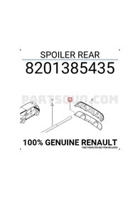 Resim Renault Captur Arka Tampon Karlık 2012- Oem No: 8201385435 