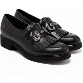 Resim Vernice Nero Oxford Klasik Kadın 844859ds Donna Serena 4859 Vernıce Nero Siyah 