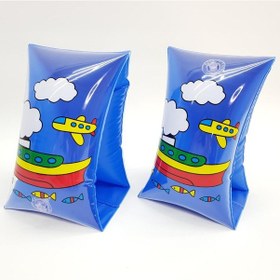 Resim Uçak Gemi Desenli Kolluk 30x15 Cm. Çok Renkli 