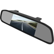 Resim Skyeyyt 5 Inç Tft LCD HD800X480 Ekran Araba Monitörü Aynası 2 Video Girişli Park Monitörü (Yurt Dışından) 