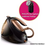 Resim Philips Perfectcare Elite Plus 2700 W Buhar Kazanlı Ütü+ Tüy Toplama Makinesi Hediye 