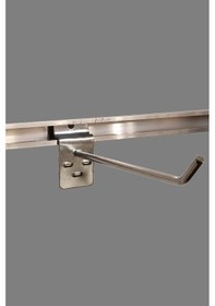 Resim Kanallı Pano Kancası 10 Cm Raf Askısı Raf Kancası Mağaza Düzenleme 250 Adet 