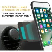 Resim GongtuShop 5 Adet 40MM Tarzı Telefon Kılıfı Mıknatıs Etiket Metal Plaka Disk Mıknatıs Araç Telefonu Tutacağı Demir Sac Etiket Mobil Mıknatıs Tutucu Standı Aksesuarları (Yurt Dışından) 