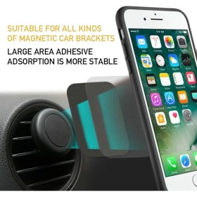 Resim GongtuShop 5 Adet 40MM Tarzı Telefon Kılıfı Mıknatıs Etiket Metal Plaka Disk Mıknatıs Araç Telefonu Tutacağı Demir Sac Etiket Mobil Mıknatıs Tutucu Standı Aksesuarları (Yurt Dışından) 