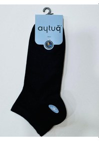 Resim Aytuğ Çorap Aytuğ Erkek Bambu Patik Çorap 6 Çift-14201 Siyah 