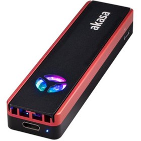 Resim M.2 Sata / Nvme Ssd To Usb 3.2 Gen2 Rgb Fanlı Ssd Harici Disk Kutusu 