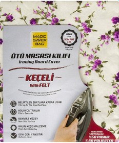 Resim Magic Saver Keçeli Ütü Masası Kılıfı 55x140 Cm Renkli 