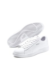 Resim Puma Smash V2 Buck White Unisex Sneaker Günlük Spor Ayakkabı Beyaz 