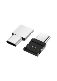 Resim Mini OTG USB Type-C Erkek to USB Tip A Dişi Çevirici Adaptör 