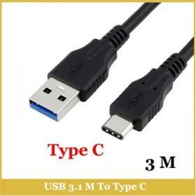 Resim Ti-Mesh Usb 3.1 Am / Cm Od4.2 Siyah - 3M 
