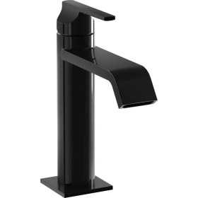 Resim VitrA Suit A4281639 Lavabo Bataryası, Üstten Kumandalı, Parlak Siyah 
