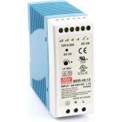 Resim Mean Well MDR-040-12 12VDC 3.33AMP Dın Rail Güç Kaynağı 