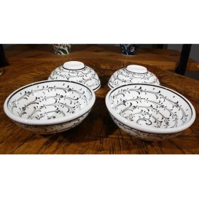 Resim Haliç Desenli 4 lü Kase Takımı 