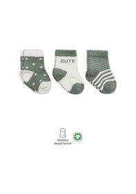 Resim Mey İthalat 3'lü Penye Cute Stars Soket Çorap Bs10115 Nil 