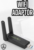 Resim teknodayım Dual Band Wifi Alıcı Adaptör USB 3.0 Destekli 