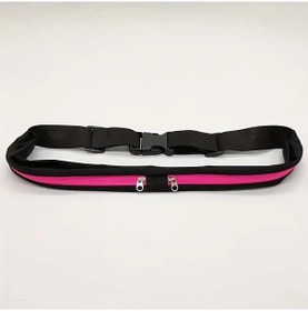 Resim Hightower Kadın Ve Erkek Koşu Bel Çantası - Rose Red Ayarlanabilir Hırsıza Dayanıklı Telefon Cebi Koşu Ve Bisiklet İçin Gül Kırmızısı 