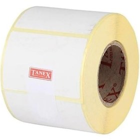 Resim Tanex Barkod Etiketi Termal Eco 100x55 MM 40 MM Çap 500 LÜ 1 Lİ 