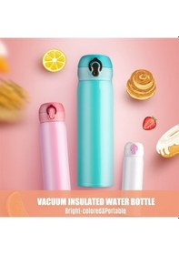 Resim Trendooze Paslanmaz Çelik 17oz Siyah Seyahat Şişesi - Vakumlu Termodurum 