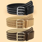 Resim 1 adet Punk Tarzı Y2K Perçinli Kemer Kadınlar için, Yıldızlı Aksanlı Delikli Suni Deri, Kot Pantolon, Günlük, Plaj, Parti, Düğün ve Günlük Giyim için Çok Yönlü Aksesuar 