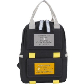 Resim Case Club Kadın Sırt Çantası Yandan Cepli Su Geçirmmez Kumaş Siyah 