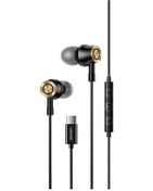 Resim Usams Us-sj482 Ep-43 Kablolu Kulak İçi Usb-c / Tip-c Arayüz Metal Dijital Hifi Gürültü Azaltma Mikrofonlu Ve Dijital Çipli Kulaklık, Uzunluk: 1,2 M Diğer 