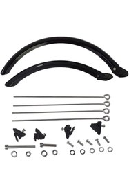 Resim Streak Bisiklet Çamurluk 20 Inç 14 Inç Jant Uyumlu Ön Arka Takım Seti Çamurluğu 