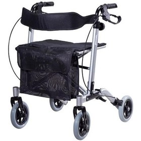 Resim Medikaltec Medwelt İthal Lüks Katlanır Tekerlekli Rollatör Walker Yürüteç 