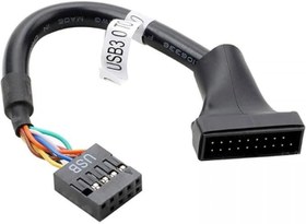 Resim Usb 2.0 usb 3.0 çevirici 9 pin 19 pin çevirici 9 pin dişi 19 pin erkek çevirici 