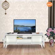 Resim Eliusta_Ticaret Eliusta Tv Sehpasi Iki Kapakli Rafli Tv Ünitesi 