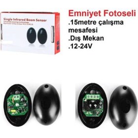 Resim Fotoseli Otomatik Kapı Emniyet Sensörü Kepenk Alıcı 