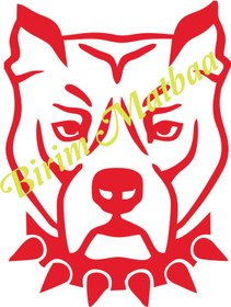 Resim Birim Matbaa PİTBULL PENÇE STİCKER( 11X15 CM ) 
