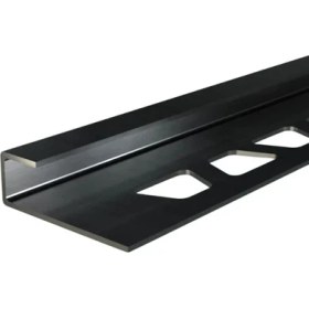 Resim Global 10 mm Inox Siyah Kare Seramik Köşe Profili ( 5 ADET ) 