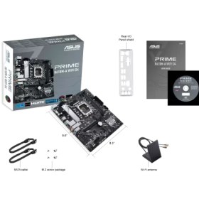 Resim ASUS PRIME H610M-A-WIFI, 2xDDR5, M.2, D-SUB, HDMI, DP, Wi-Fi 5, Bluetooth 5.0, 12.Nesil, LGA1700 Soket, Anakart 