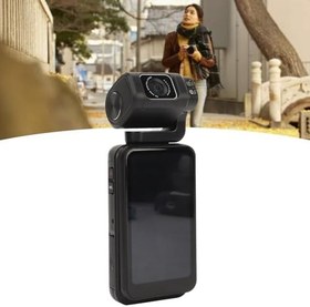 Resim 5K Video Kamera Kamerası - 10x Dijital Zoom, Döndürülebilir Dokunmatik Ekran, 120 ° geniş açı Ve 3250mAh bataryalı 36MP WiFi Vlogging Kamera - 64GB Depolama Desteği Içerir 