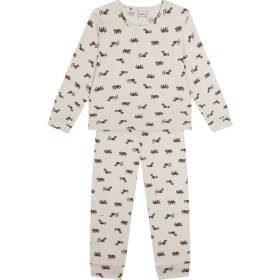 Resim Antebies Organik Bej Erkek Çocuk Pijama Takımı 