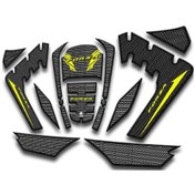 Resim Forza Tank Pad Seti Karbon Nightflou 