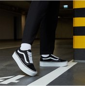 Resim Vans Ua Old Skool Stackform Kadın Günlük Ayakkabı VN0A7Q5M6BT1 Siyah 