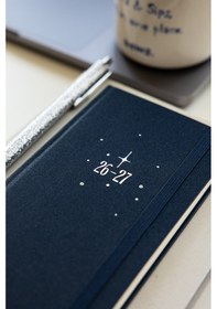Resim Charm Takılabilen 2026-2027 Mid-year Akademik Cep Ajanda 9x17 Cm Lacivert 