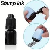Resim 1/3 adet 5ml Hareketli Kimlik Hırsızlığı Koruma Damgası Yedek Mürekkep Gizlilik Damgası Mürekkep Koruma Damgası Karışık Kod Gizli Mühür Yedek Siyah Mürekkep 