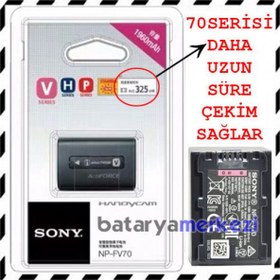 Resim SONY NP-FV50 NPFV50 UYUMLU NP-FV70 ORJİNAL BATARYA NPFP50 NP-FP50 NPFP70 NP-FV40 NP-FV50 KAMERA PİLİ 
