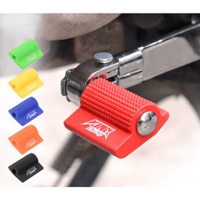 Resim 0.8cm Evrensel Motosiklet Vites Kolu Pedal Kauçuk Kapak Ayakkabı Koruyucu Ayak Pedi Ayak Jeli 