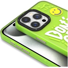 Resim Youngkit Happy Hearth Serisi iPhone 15 Pro Uyumlu Kılıf Kapak 