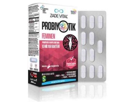 Resim Zade Vital Probiyotik Feminen 30 Sert Kapsül 